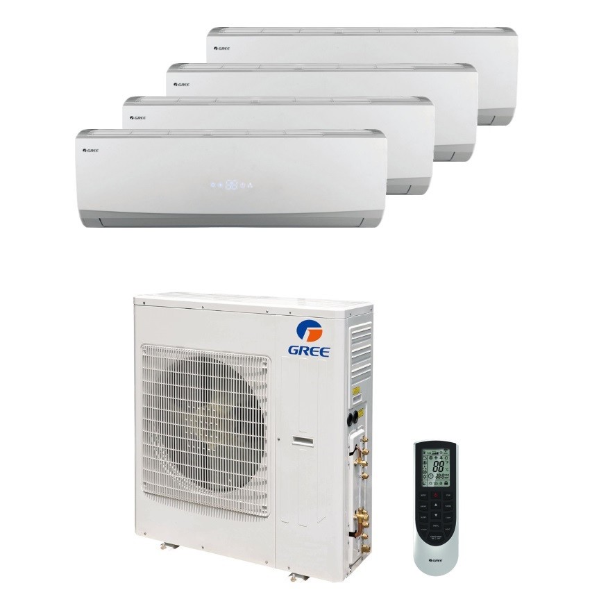 Мульти сплит система Gree GWH(07)QB-K3DNC2G/I+GWH(09)QB-K3DNC2G/Ix3 / GWHD(28)NK3KO(LCLH)