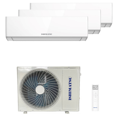 Мульти сплит система ISHIMATSU AMS-07x2+AMS-18 / AMSN-27/3 Мульти сплит система ISHIMATSU AMS-07x2+AMS-18 / AMSN-27/3