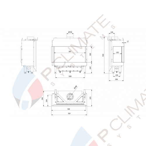 Газовая топка LEO/L/70/G20 (магистральный газ) Газовая топка LEO/L/70/G20 (магистральный газ)