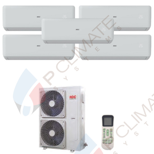 Мульти сплит система IGC RAK-X07NH+RAK-X09NHx3+RAK-X18NH/RAM5-X42UNH