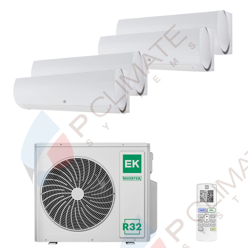 Мульти сплит система Euroklimat EKSF-25HNSx3+EKSF-70HNS / EKOG-100HIS4
