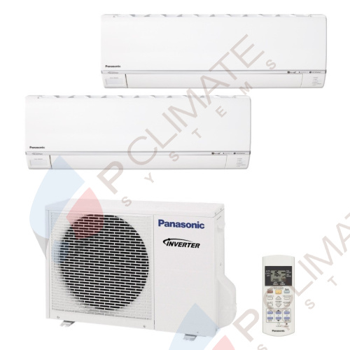 Мульти сплит система Panasonic CS-E9RKDWx2 / CU-2E18PBD