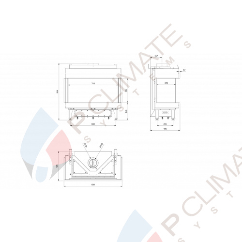 Газовая топка LEO/LP/70/G20 (магистральный газ)