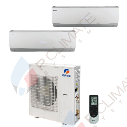 Мульти сплит система Gree GWH(07)QB-K3DNC2G/Ix2 / GWHD(14)NK3DO(LCLH)