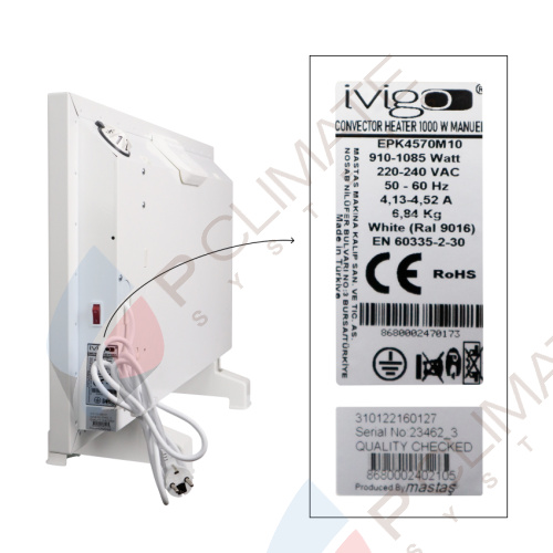 Электрический конвектор IVIGO EPK4570M15