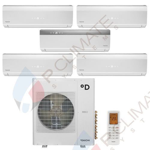 Мульти сплит система Daichi DA20AVQS1-Wx3+DA35AVQS1-S+DA35AVQS1-W / DF125A5MS1