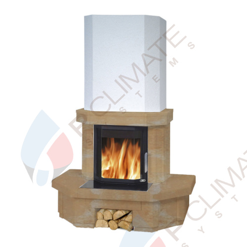Камин с облицовкой Derby Supra