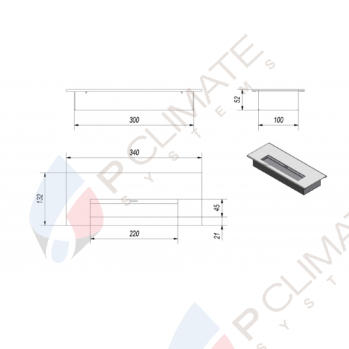 Биокамин QUAT QUBE