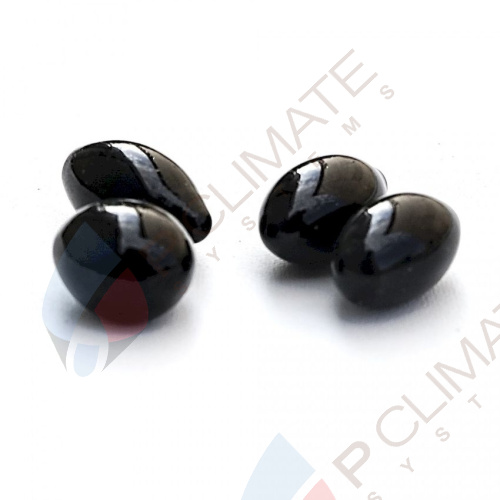 Декоративные элементы Fire Glass  ГАЛЬКА ЧЕРНАЯ (1кг)