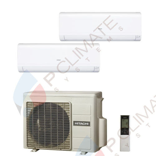 Мульти сплит система Hitachi RAK-18RPBx2 / RAM-33NP2B Мульти сплит система Hitachi RAK-18RPBx2 / RAM-33NP2B