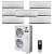 Мульти сплит система Gree GWH(07)QB-K3DNC2G/Ix2+GWH(09)QB-K3DNC2G/Ix5 / GWHD(48S)NK3CO