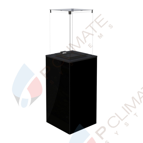 PATIO MINI/M/G31/37MBAR/CZ - черное стекло, с ручным управлением