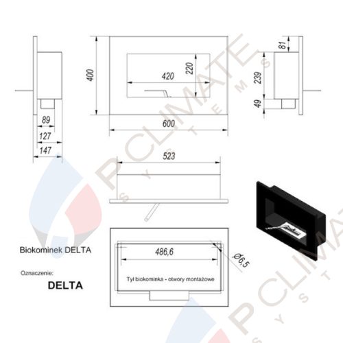 Биокамин Kratki DELTA ZEBRA (400*600) Биокамин Kratki DELTA ZEBRA (400*600)