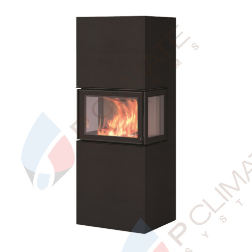 Печь-камин Nordpeis Box Black + топка N-20U