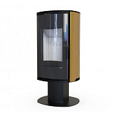 Печь DEFRO HOME ORBIS TOP, 9кВт, золотая сталь