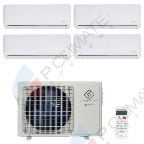 Мульти сплит система Lanzkraft LMWM-25A1x4 / LMO4-100A1 Мульти сплит система Lanzkraft LMWM-25A1x4 / LMO4-100A1