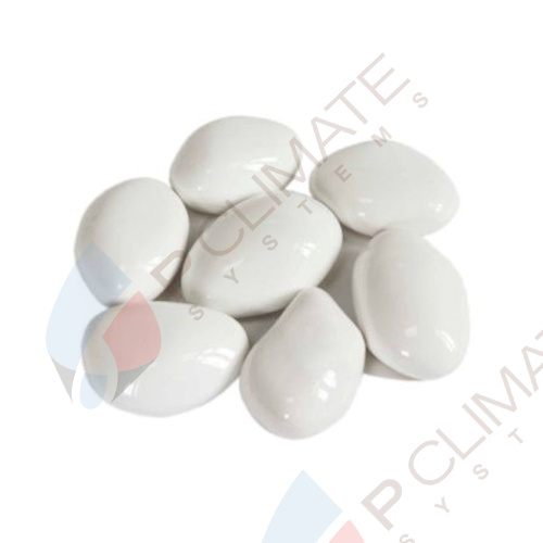 Декоративные элементы ГАЛЬКА БЕЛАЯ №7