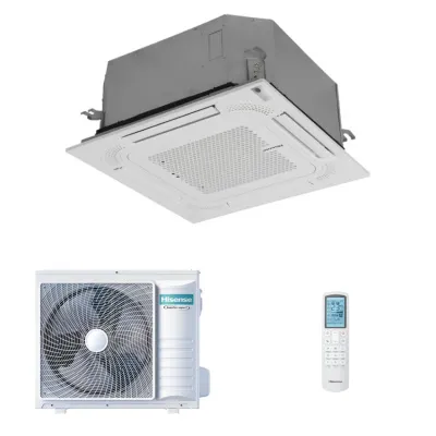 Кассетный кондиционер Hisense ACT-24UR4RJC8/AUW-24U4RJ7 WI-FI